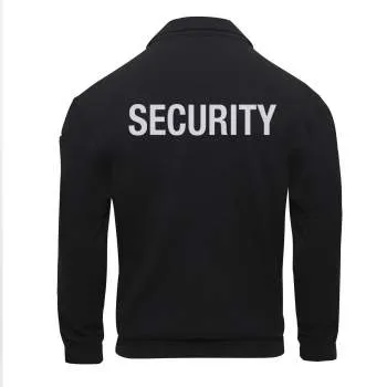 Security 1/4 Zip Job Shirt - Black