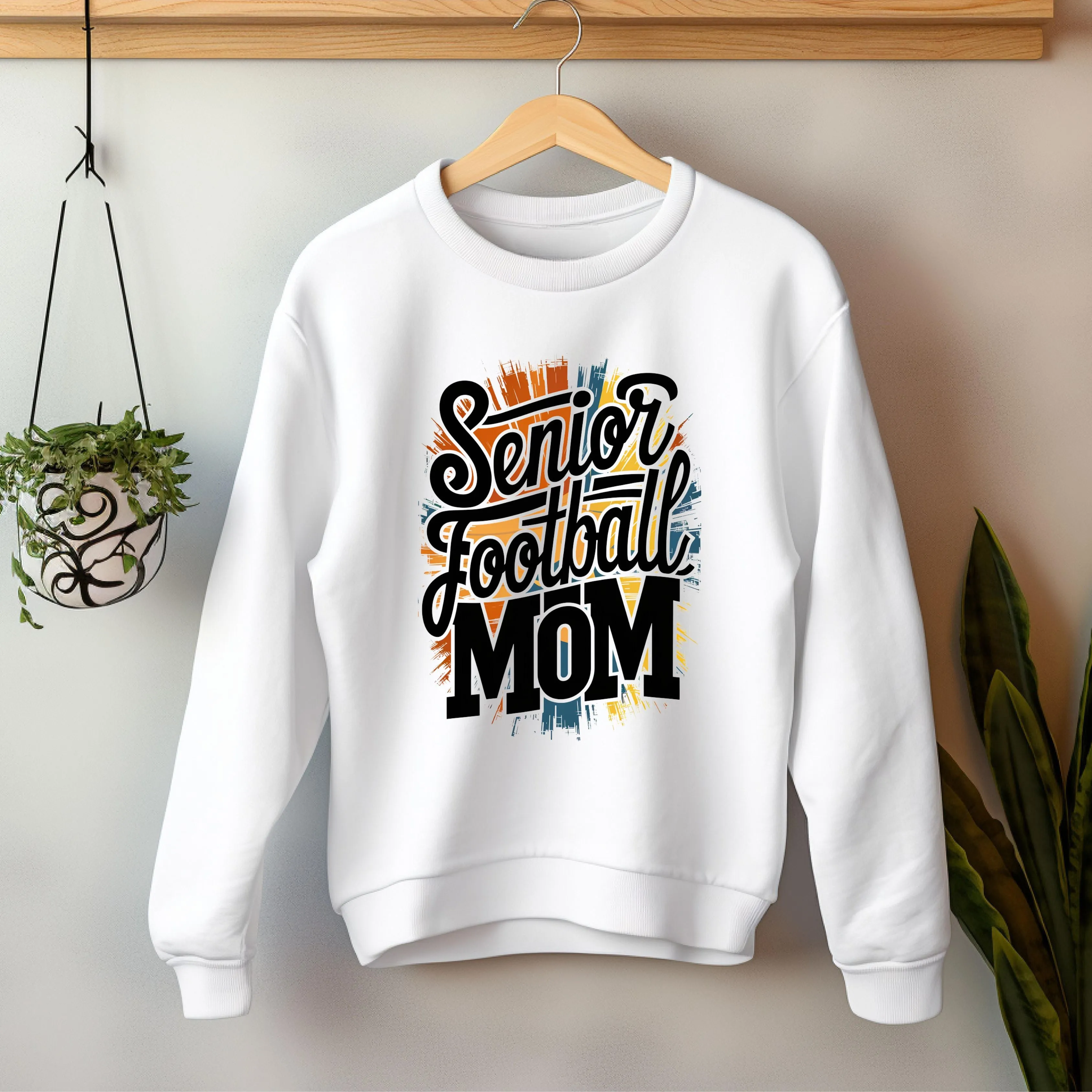 Senior Football Mom Sweatshirt