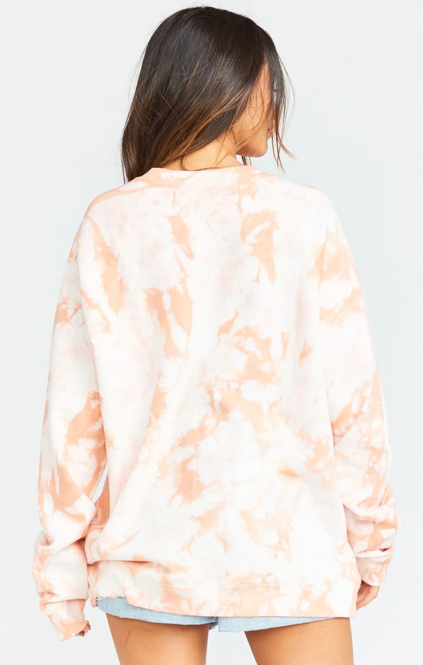 Simon Pullover ~ Creamsicle Tie Dye