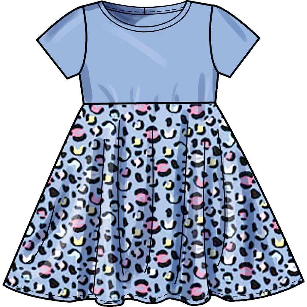 Simplicity Sewing Pattern S9322 Children's and Girls' Pullover Dresses