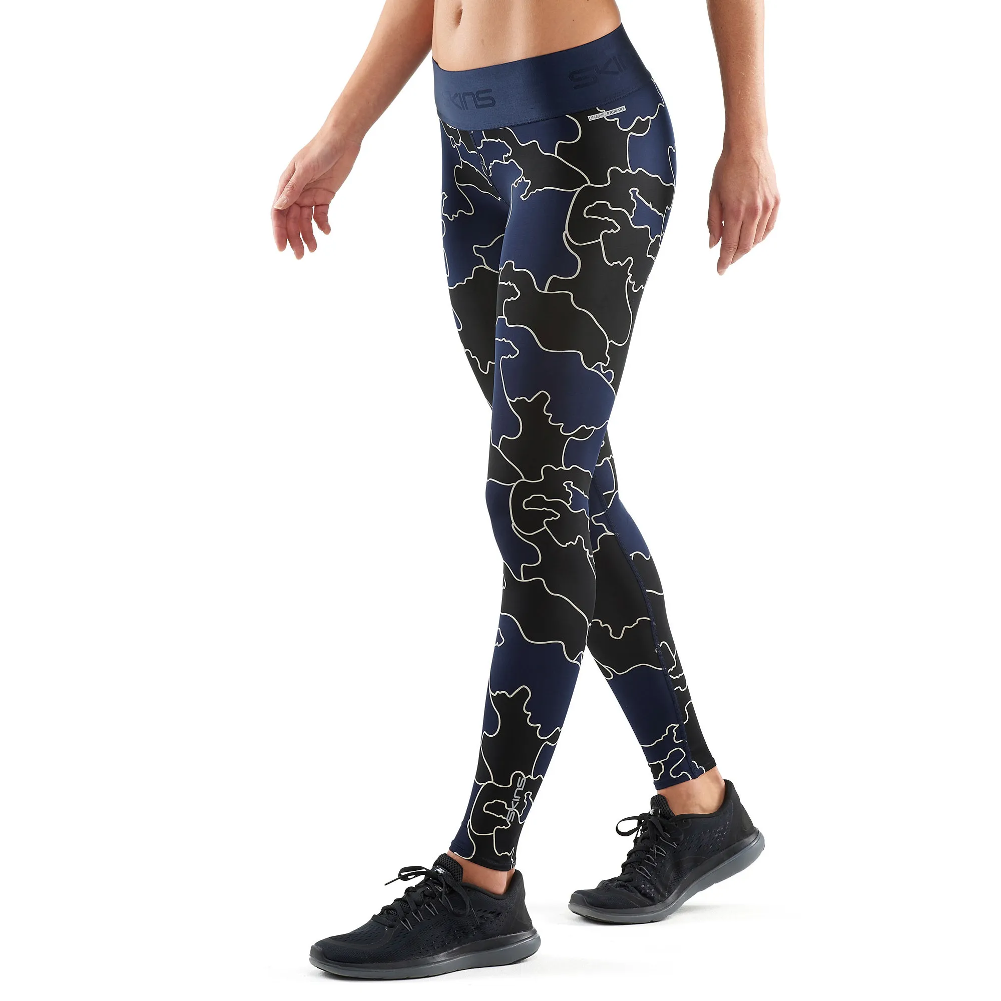 Skins Women&#x27;s DNAmic PRIMARY Long Tights Myriad Blue | Buy Skins Women&#x27;s DNAmic PRIMARY Long Tights Myriad Blue here | Outnorth