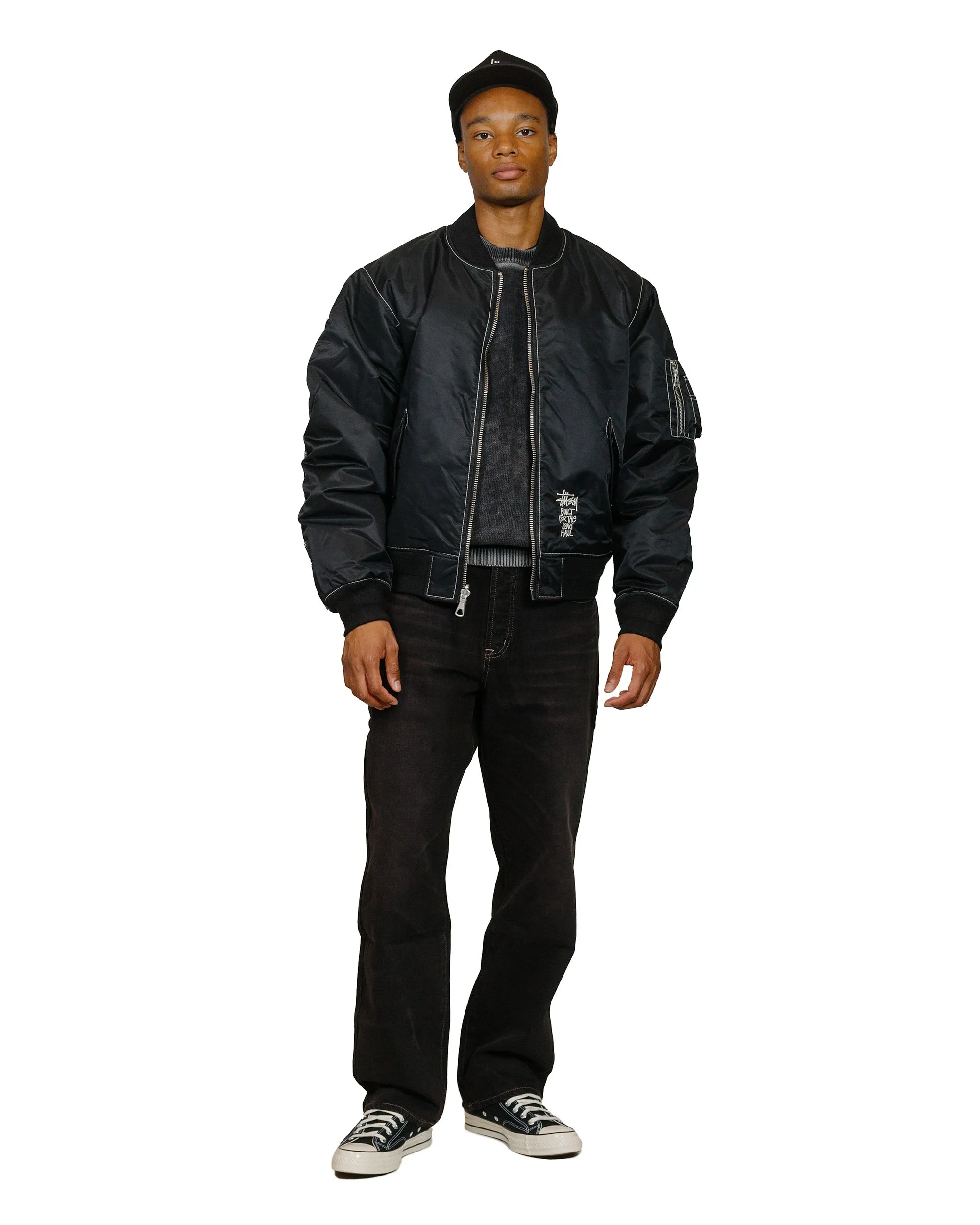 Stüssy Built Bomber Jacket Black