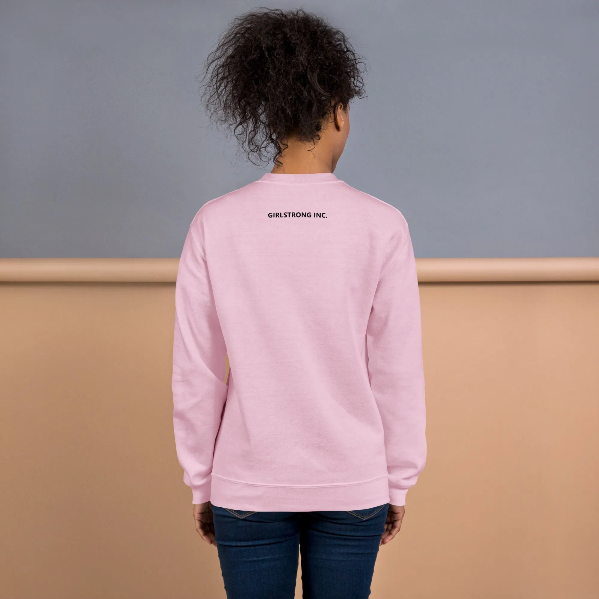 THE ESSENTIAL UNISEX SWEATSHIRT PINK AUDREY HEPBURN