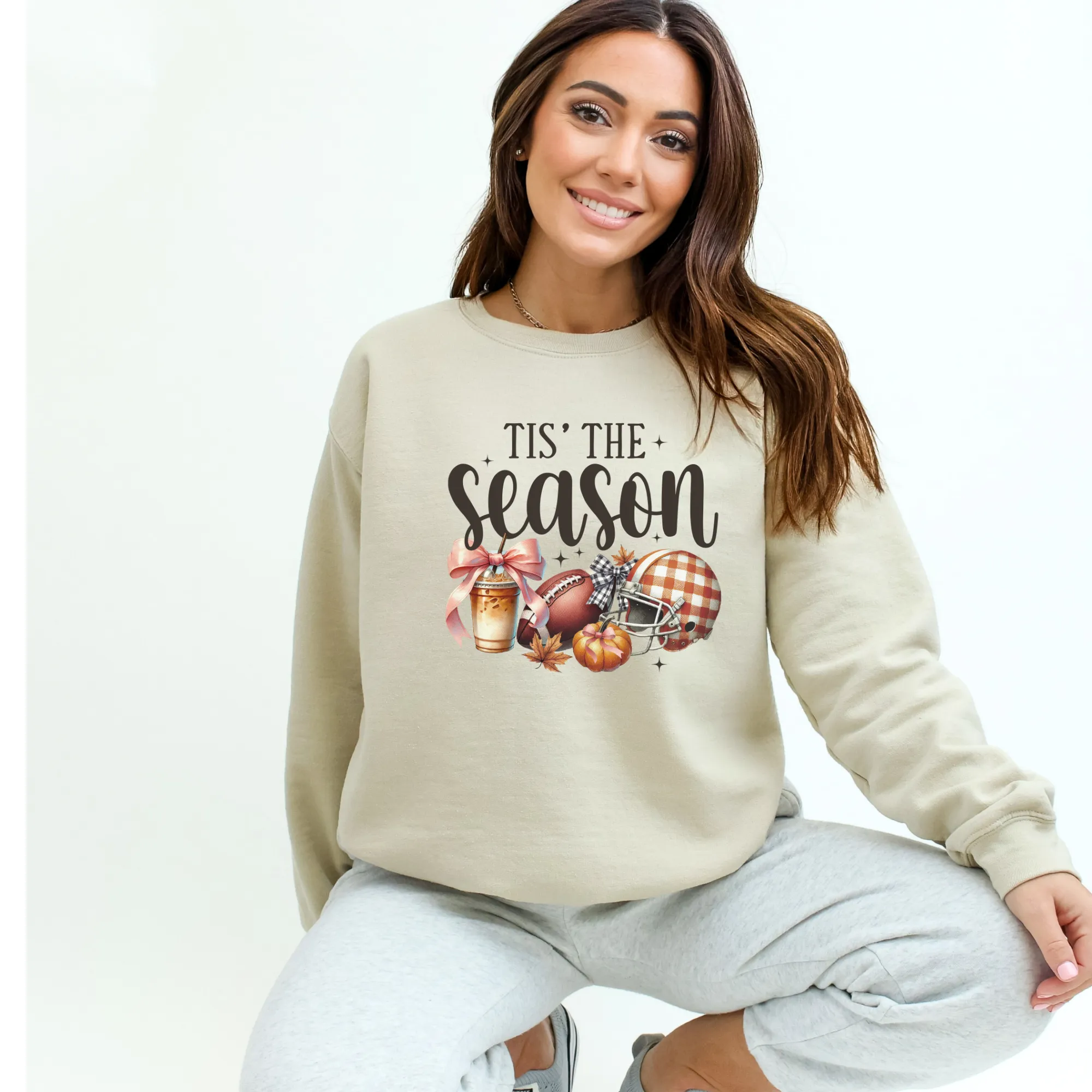 'Tis The Season Fall Crewneck Sweatshirt