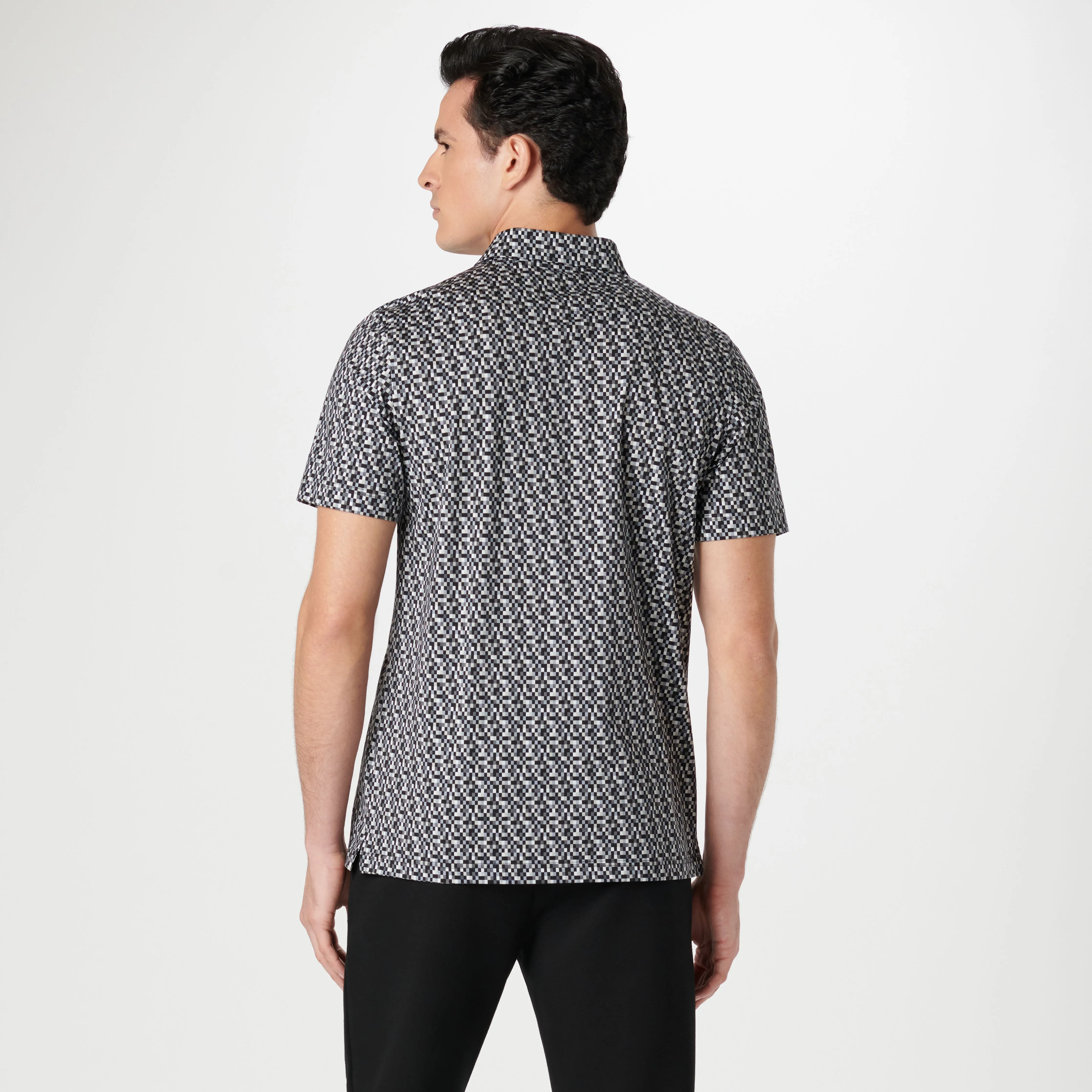 Victor Pixel Check OoohCotton Polo