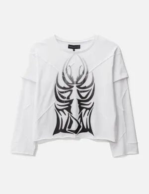 WINGED GRADIENT LONG SLEEVE