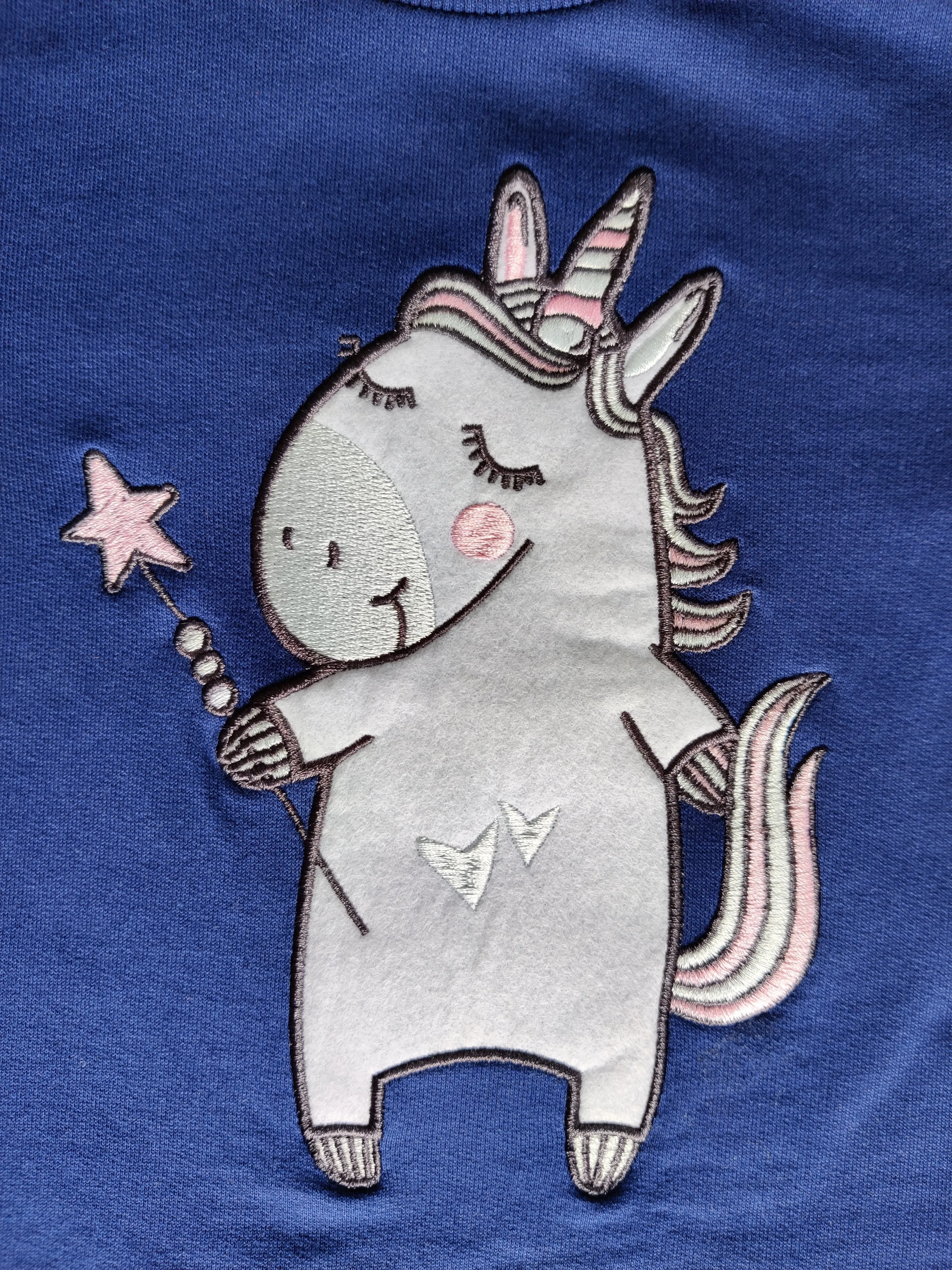 Winter Sweatshirt Combo - Star, Unicorn and Pom Pom